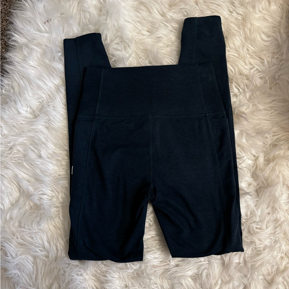 Vuori Granite Zip Front High-Waisted Leggings Beryl Heather size XS - Picture 3 of 6